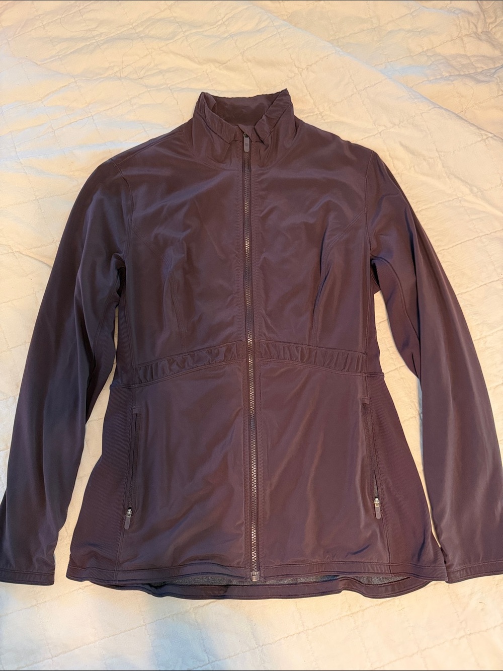 lululemon athletica plum full-zip jacket